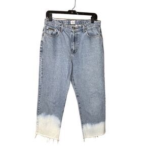 Calvin Klein Women's High Rise Ombre Cropped Jeans Size 10 Multicolor